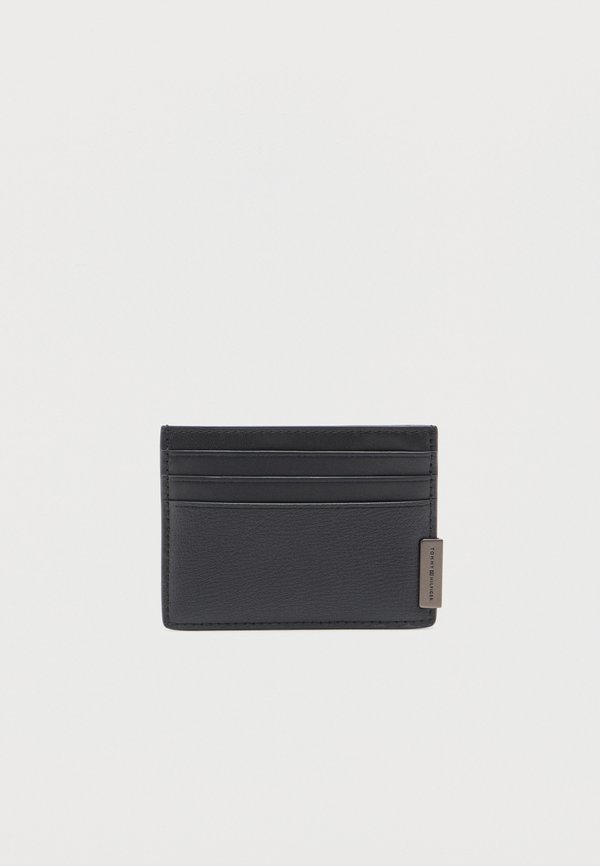 Tommy Hilfiger LOGO LEATHER CREDIT CARD HOLDER - Wallet - black