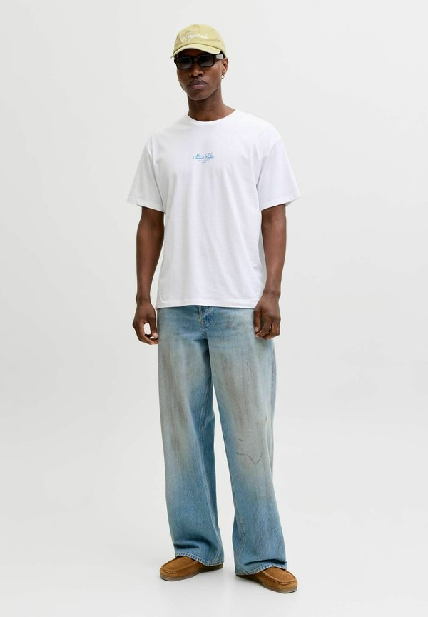 Jack & Jones T- - Print T-shirt - bright white