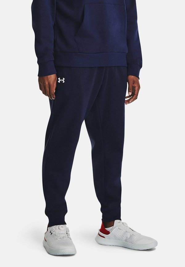 Under Armour RIVAL FLEECE - Tracksuit bottoms - midnight navy