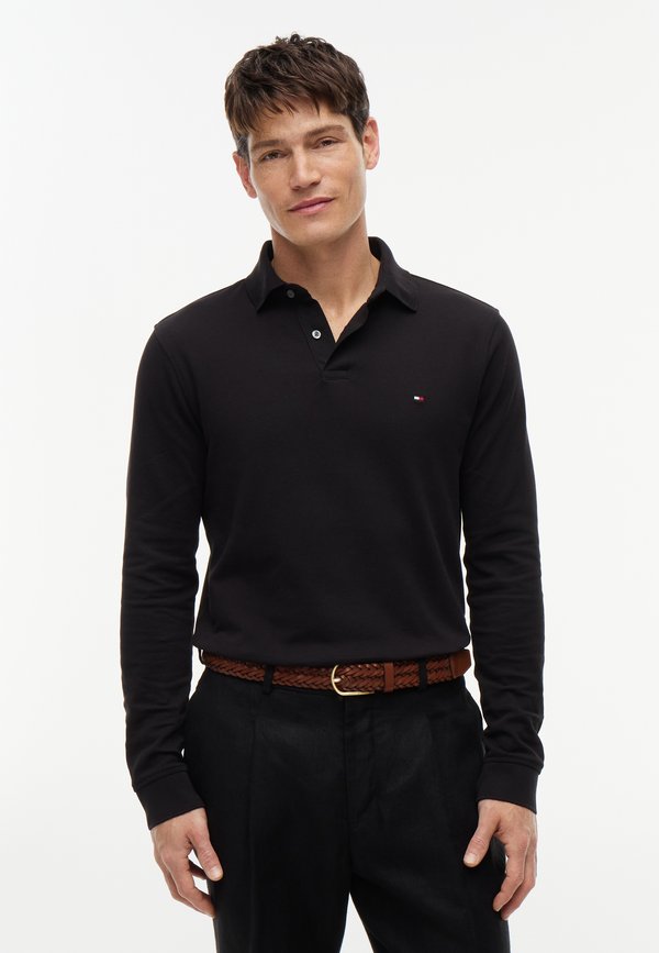 Tommy Hilfiger REGULAR - Long sleeved top - black