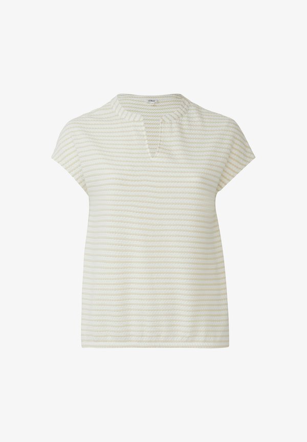 s.Oliver Print T-shirt - natur