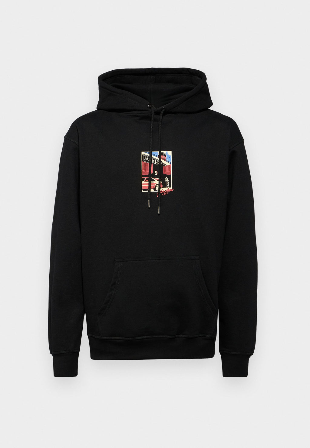 Jacker HOODIE BLACK TRADE UNISEX