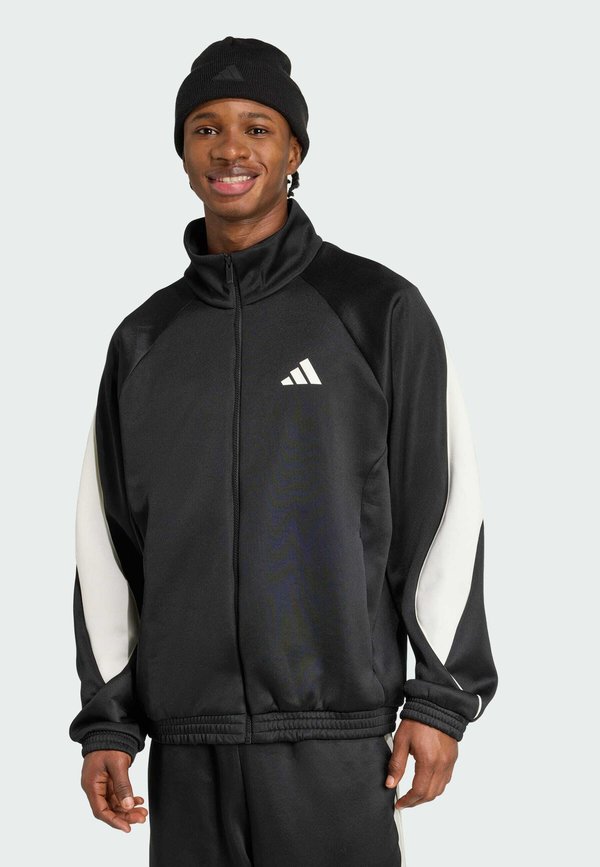 adidas Sportswear M STADIUM TT - Training jacket - black   off white