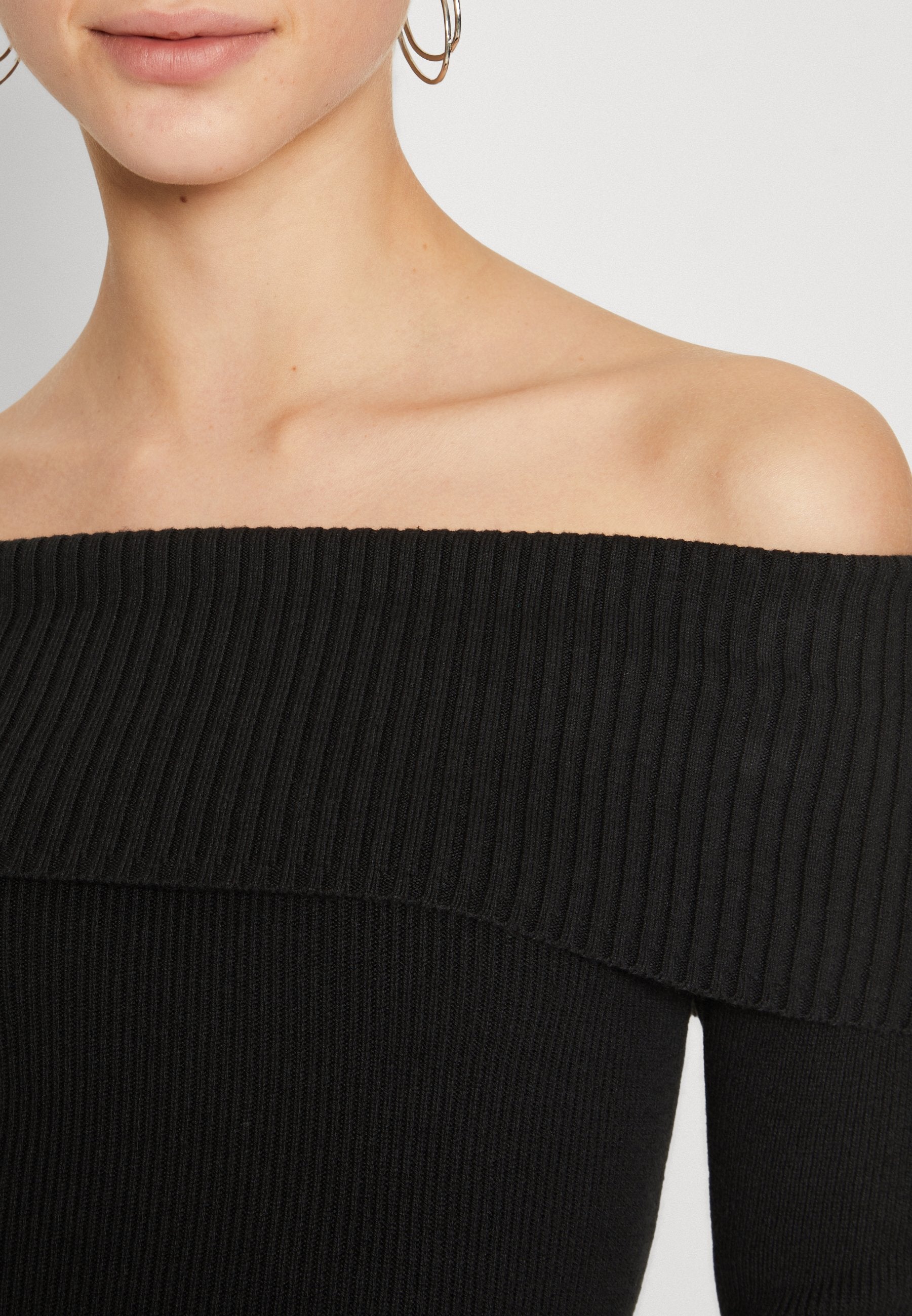 Hollister Co. OFF THE SHOULDER SWEATER DRESS