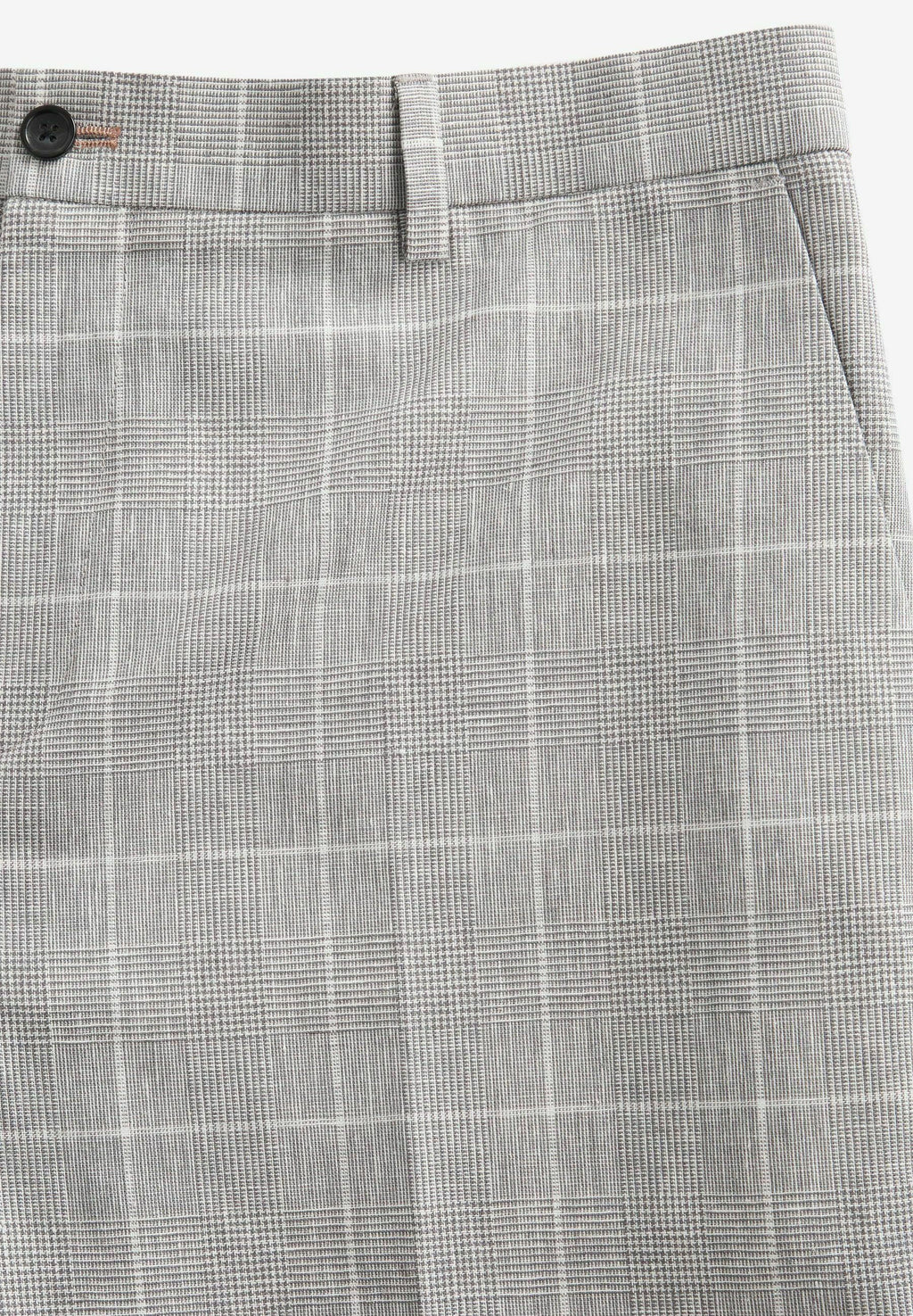Next LINEN CHECK SUIT TROUSERS SLIM FIT