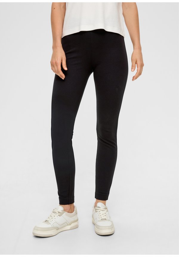 s.Oliver EXTRA VAN EEN MIX - Leggings - Trousers - schwarz