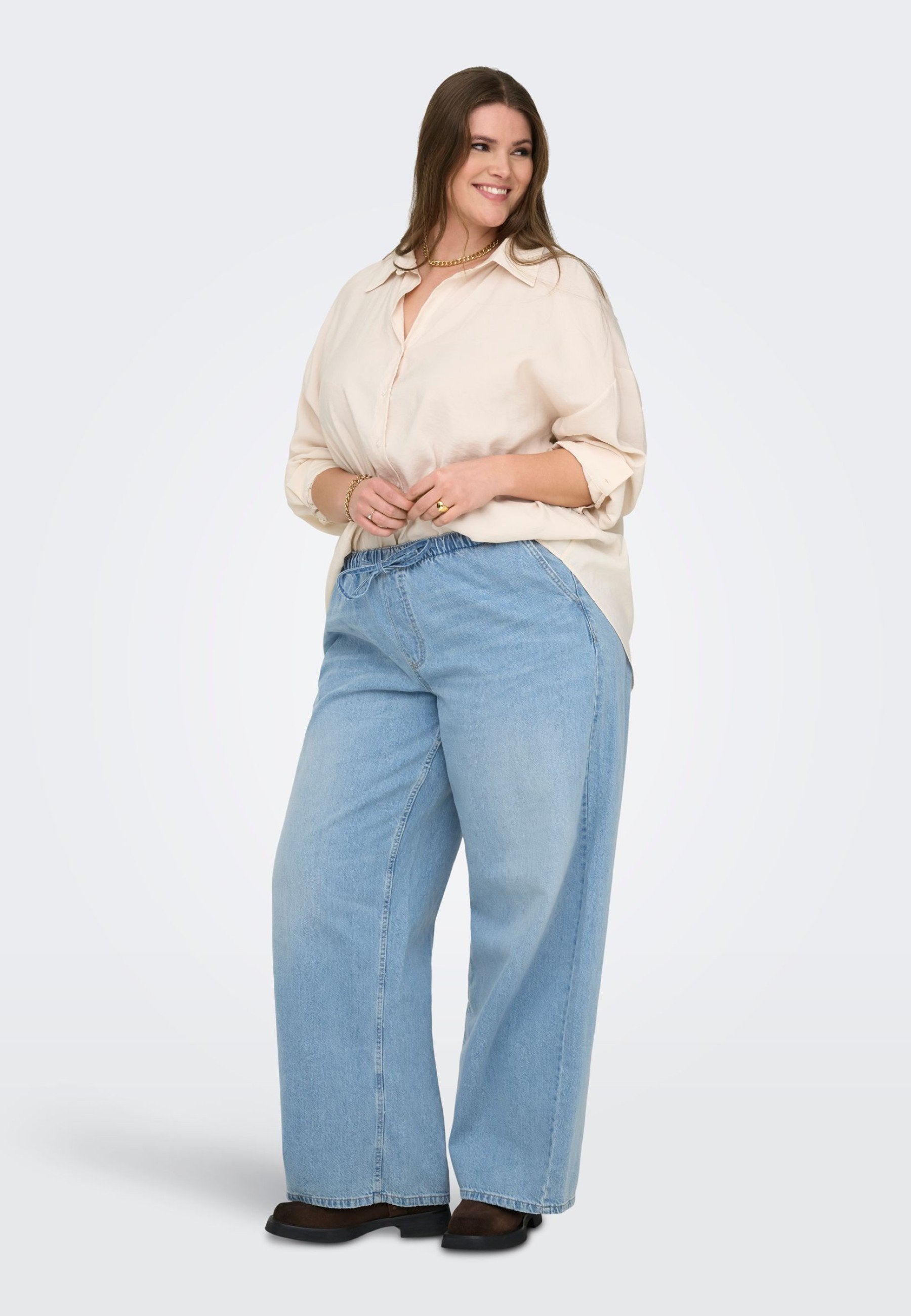 Wide-fit CARJAY High waist Wide Leg Fit Media 2