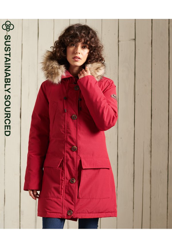 Superdry & Co ROOKIE - Down coat - chilli pepper