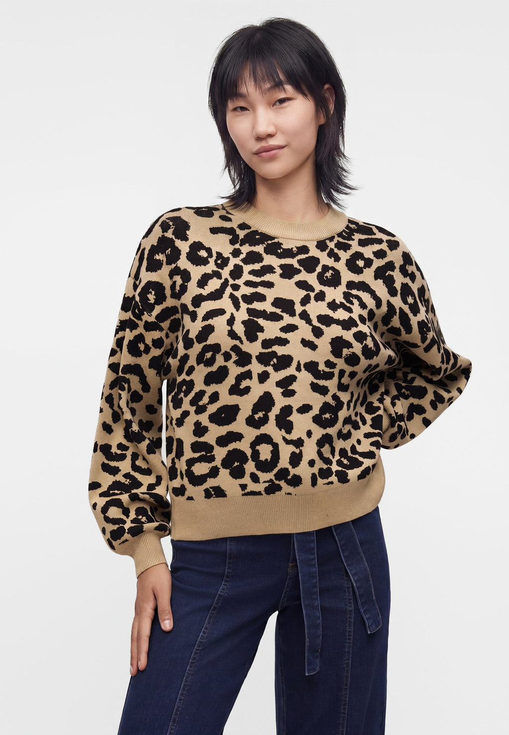 Noisy May NMCHARLOTT L/S O-NECK KNIT FWD NOOS