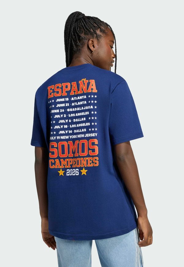 adidas Performance SPAIN AWAY WC26 WINNER T-SHIRT WOMEN - Print T-shirt - dark blue