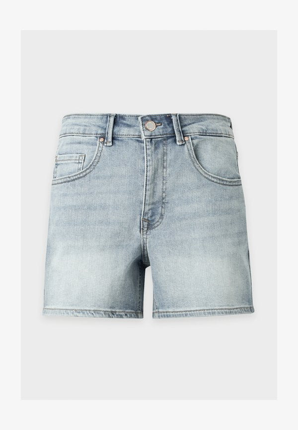 Vero Moda VMSILKE  - Denim shorts - light blue denim