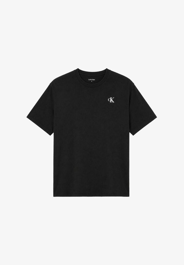 Calvin Klein Jeans SS 30S EU CALVIN KLEIN BACK GRAP - Print T-shirt - black