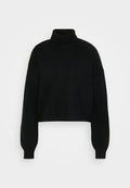 Vero Moda Tall VMYVONNE ROLLNECK ROLLEDGE  - Jumper - black