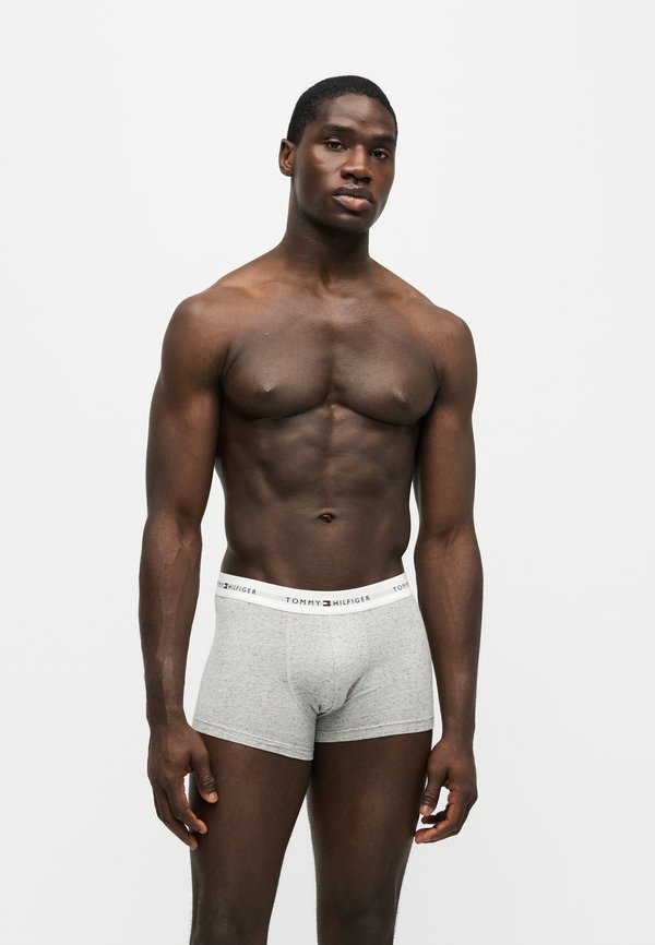 Tommy Hilfiger SIGNATURE 3 PACK - Trunks - grey heather/black/white