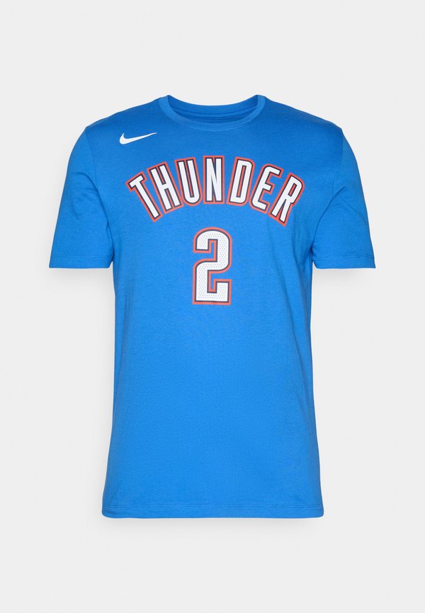 Nike Performance NBA OKLAHOMA CITY THUNDER SHAI GILGEOUS-ALEXANDER TEE - Club wear - signal blue