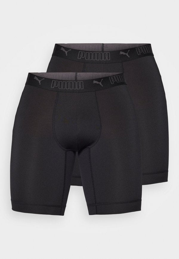 Puma MEN SPORT LONG 2 PACK - Boxer briefs - schwarz