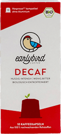 Kaffeekapseln Decaf, entkoffeiniert earlybird coffee