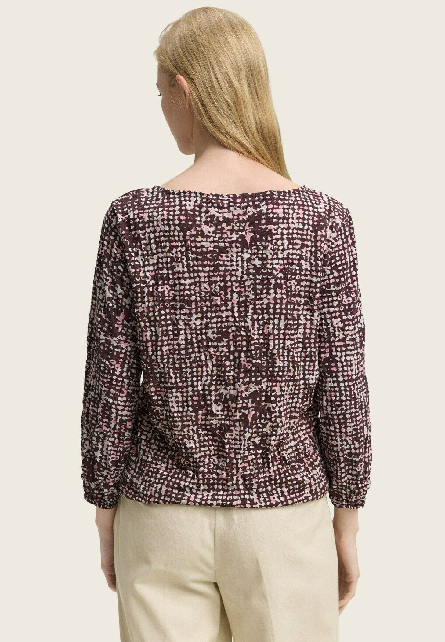 TOM TAILOR CRINKLE MIT MUSTER