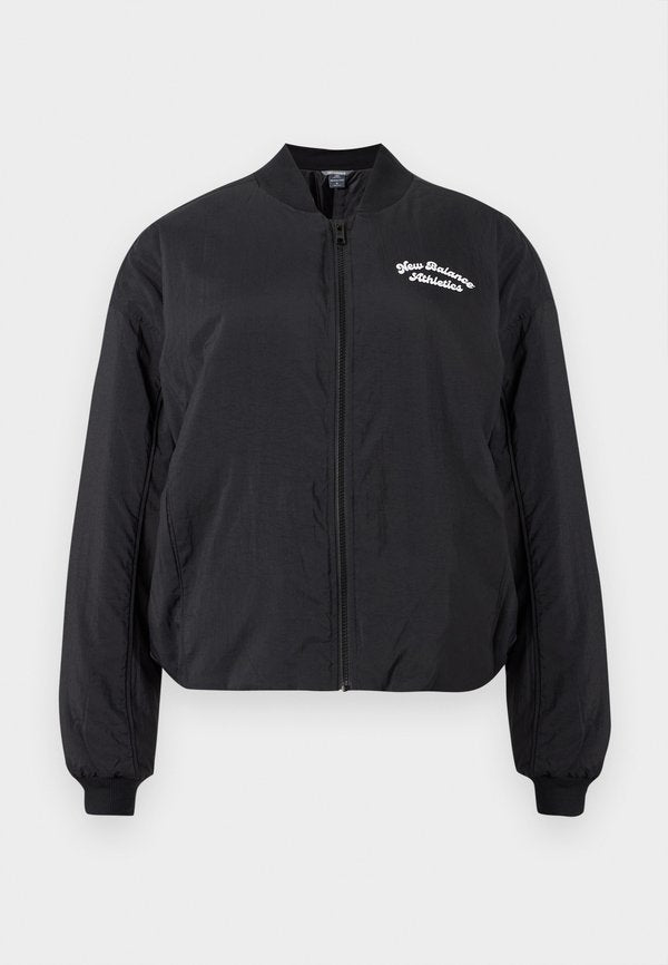 New Balance LINEAR HERITAGE JACKET - Bomber Jacket - black