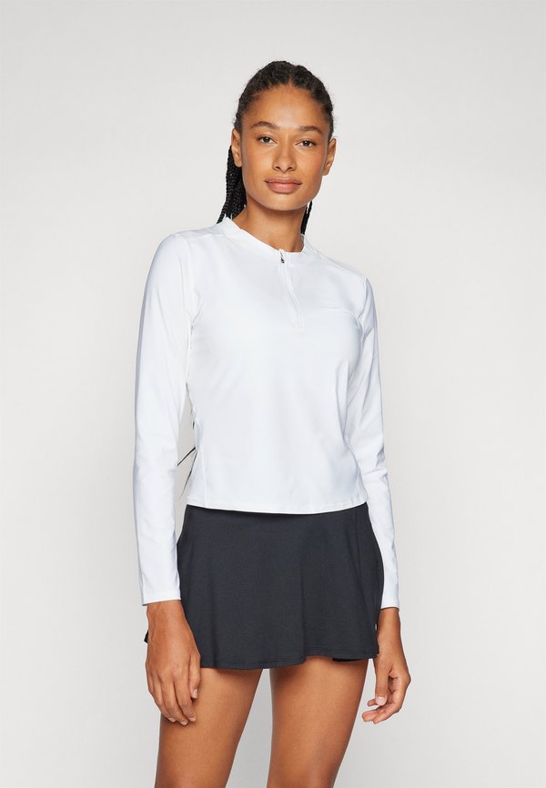 Nike Performance ADVANTAGE MIDLAYER - Long sleeved top - white white