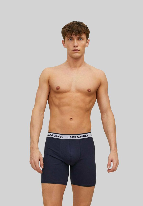 Jack & Jones 6ER PACK  - Briefs - grau weiß navy