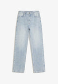 Bershka Straight leg jeans - light blue