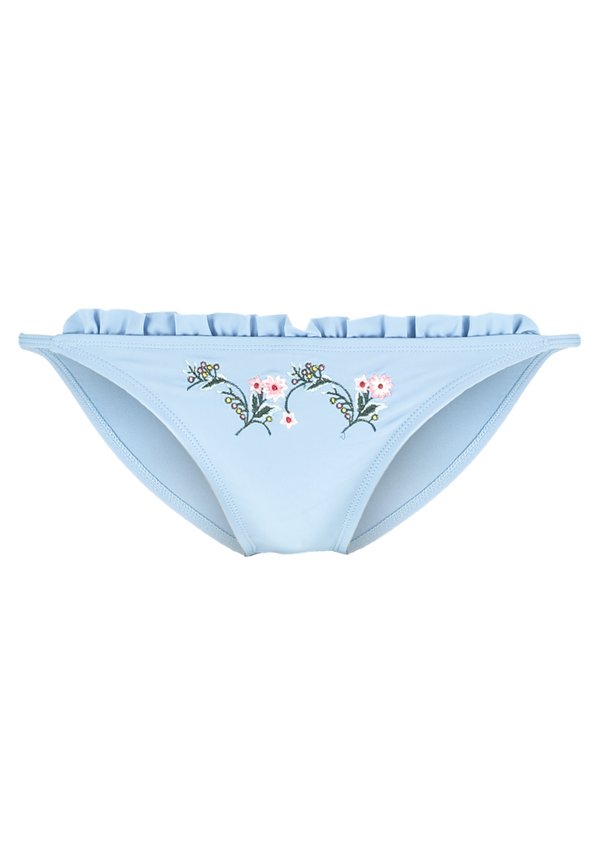 Topshop FLORAL FRILL EMBROIDED