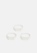 Only & Sons ONSCALVIN RING UNISEX 3 PACK