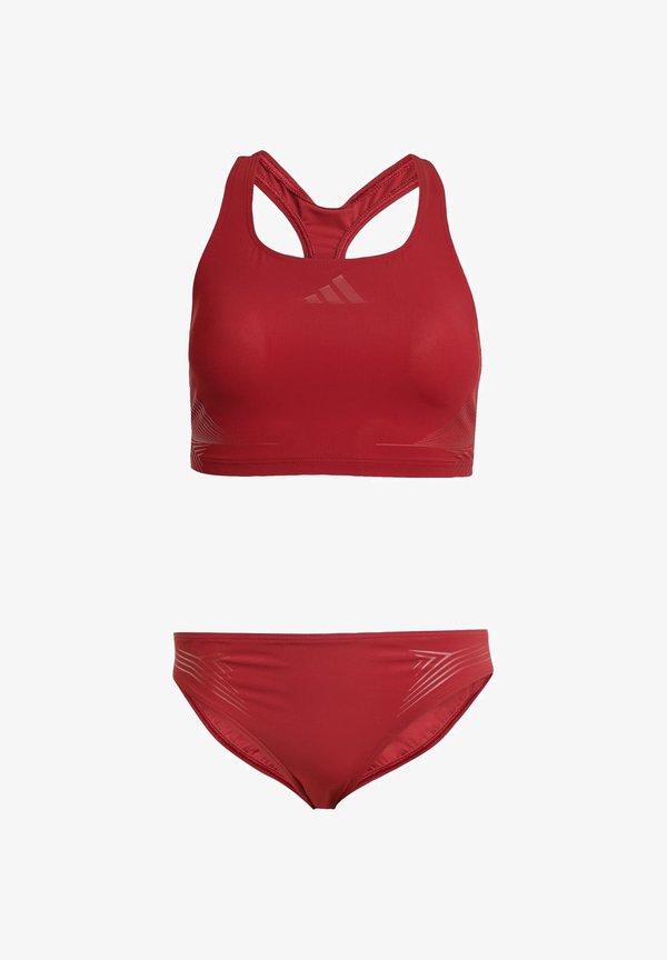 adidas Performance LANELUX Y-BACK SET - Bikini - shadow red