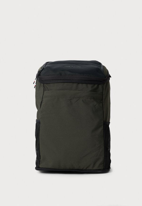 Tommy Hilfiger TEXTILE LOGO PACKABLE BACKPACK - Cross body bag - dark woodland