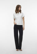 Vero Moda Wide-fit VMTESSA High rise Wide Leg Fit - Relaxed fit jeans - black denim