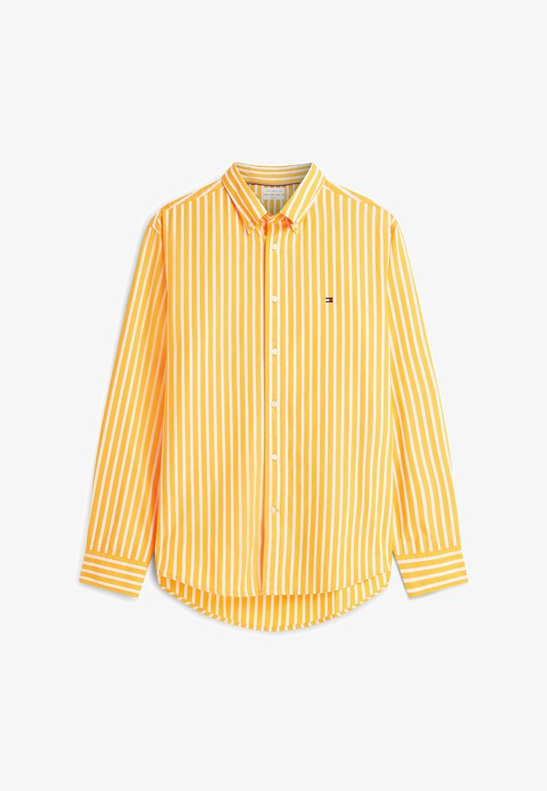 Tommy Hilfiger FLEX POPLIN SEASONAL STRIPE SHT - SEASONAL PATTERN - Shirt - orange flash   stripe