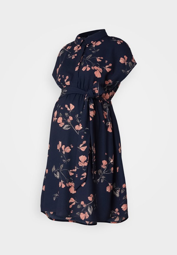 Vero Moda Maternity VMMNEWHALLIE Maternity - Shirt dress - night sky