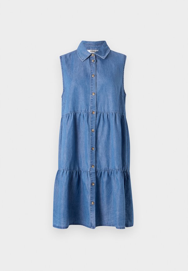 ONLY Denim ONLBEA Short - Denim dress - medium blue denim