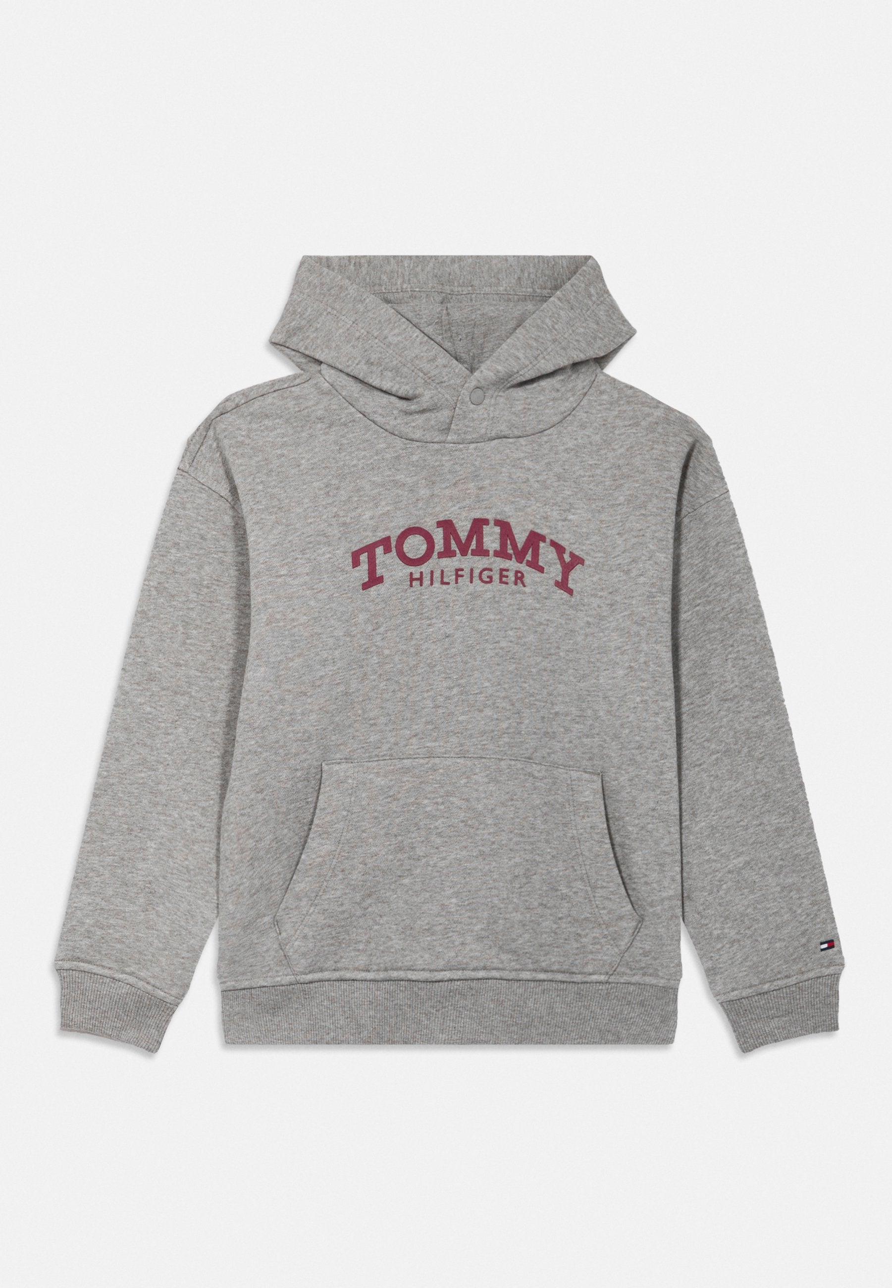 LOGO PRINT FLEECE HOODY Media 1