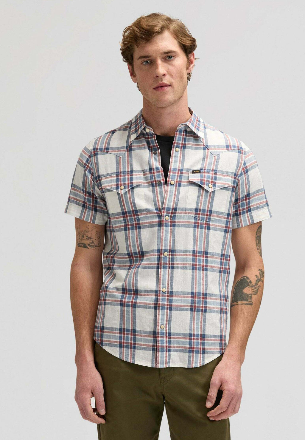 Lee KURZARM SHORTSLEEVE WESTERN