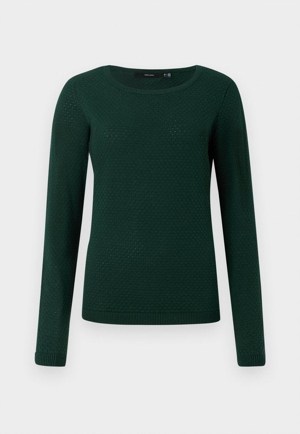 Vero Moda VMCARE STRUCTURE O-NECK - Jumper - pine grove