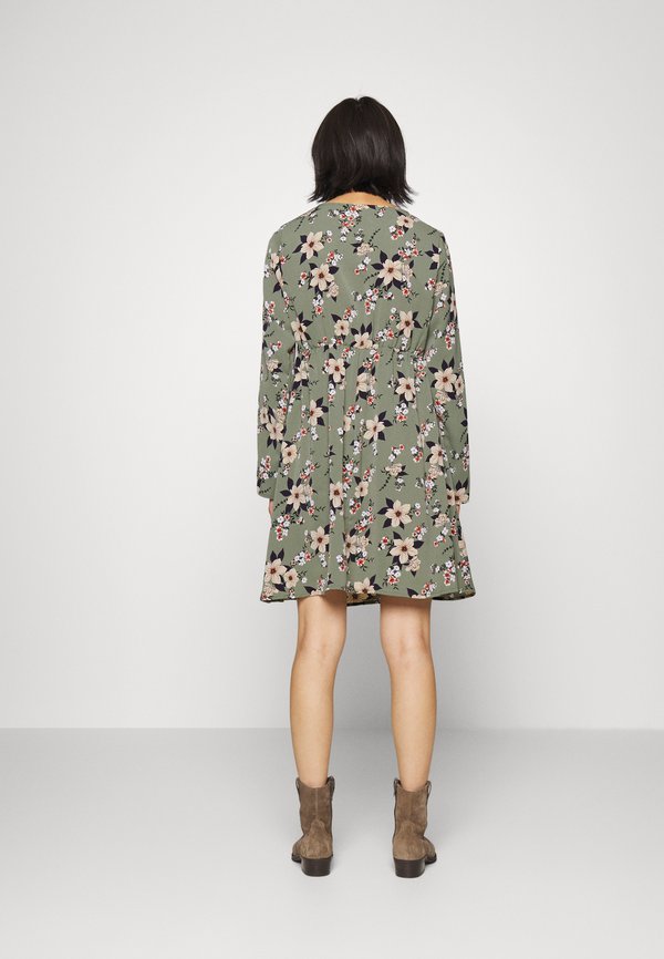 VILA Petite VIBLUME L/S WRAP SHORT DRESS/KA PTT