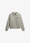 Superdry & Co ATHLETIC COLLARED - Sweatshirt - grey marl