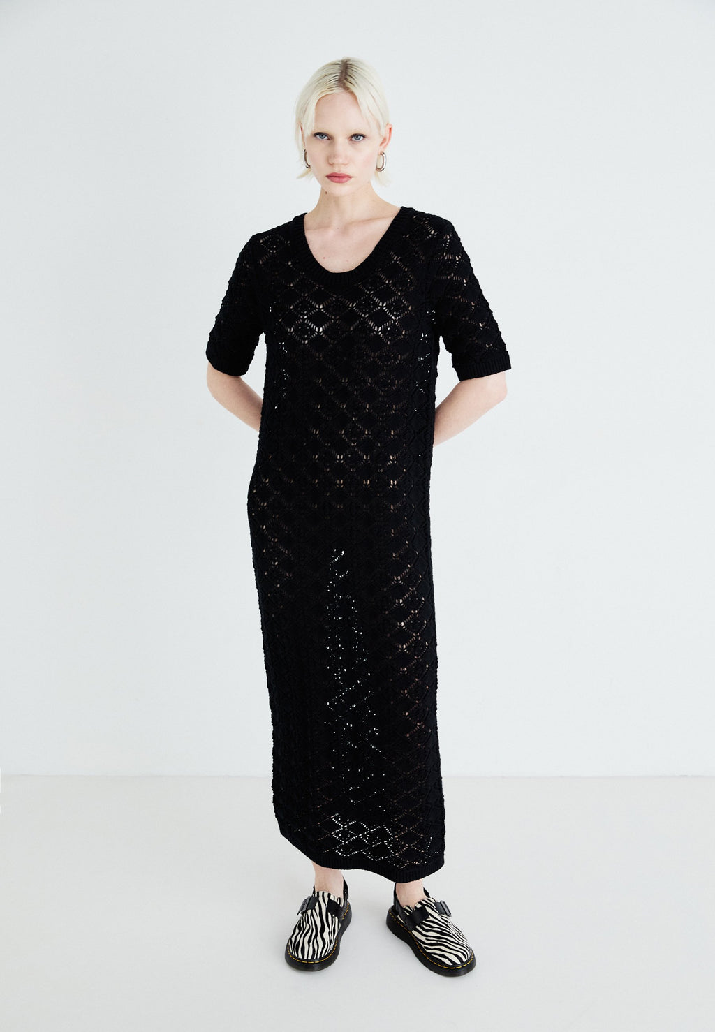 Selected SLFFINA 2/4 LONG STRUCTURE DRESS