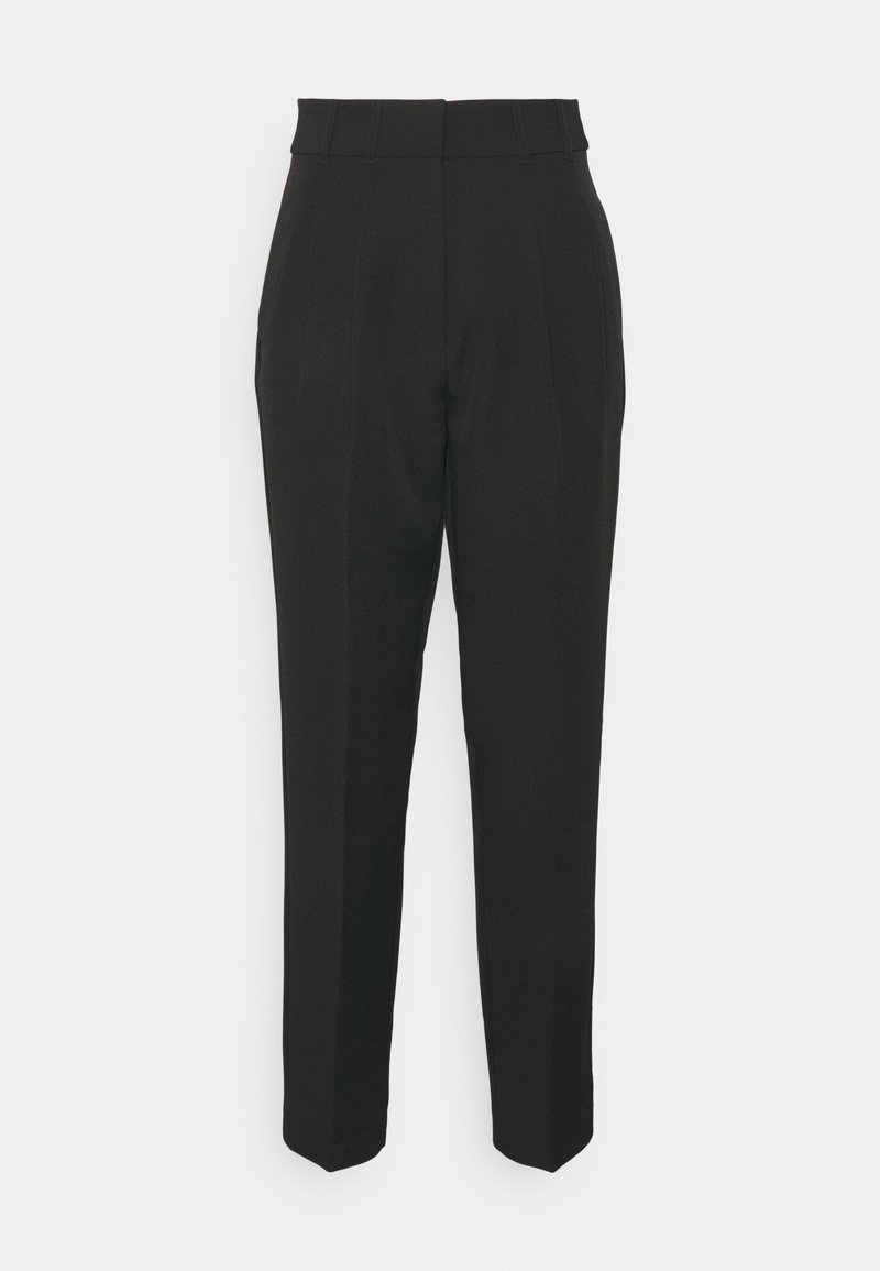 HIGH RISE PLEAT ROLLED CUFF PANT Media 1