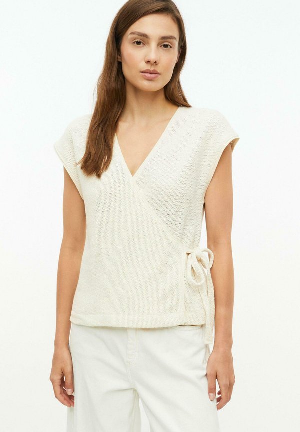 s.Oliver T-SHIRT - Print T-shirt - helles beige