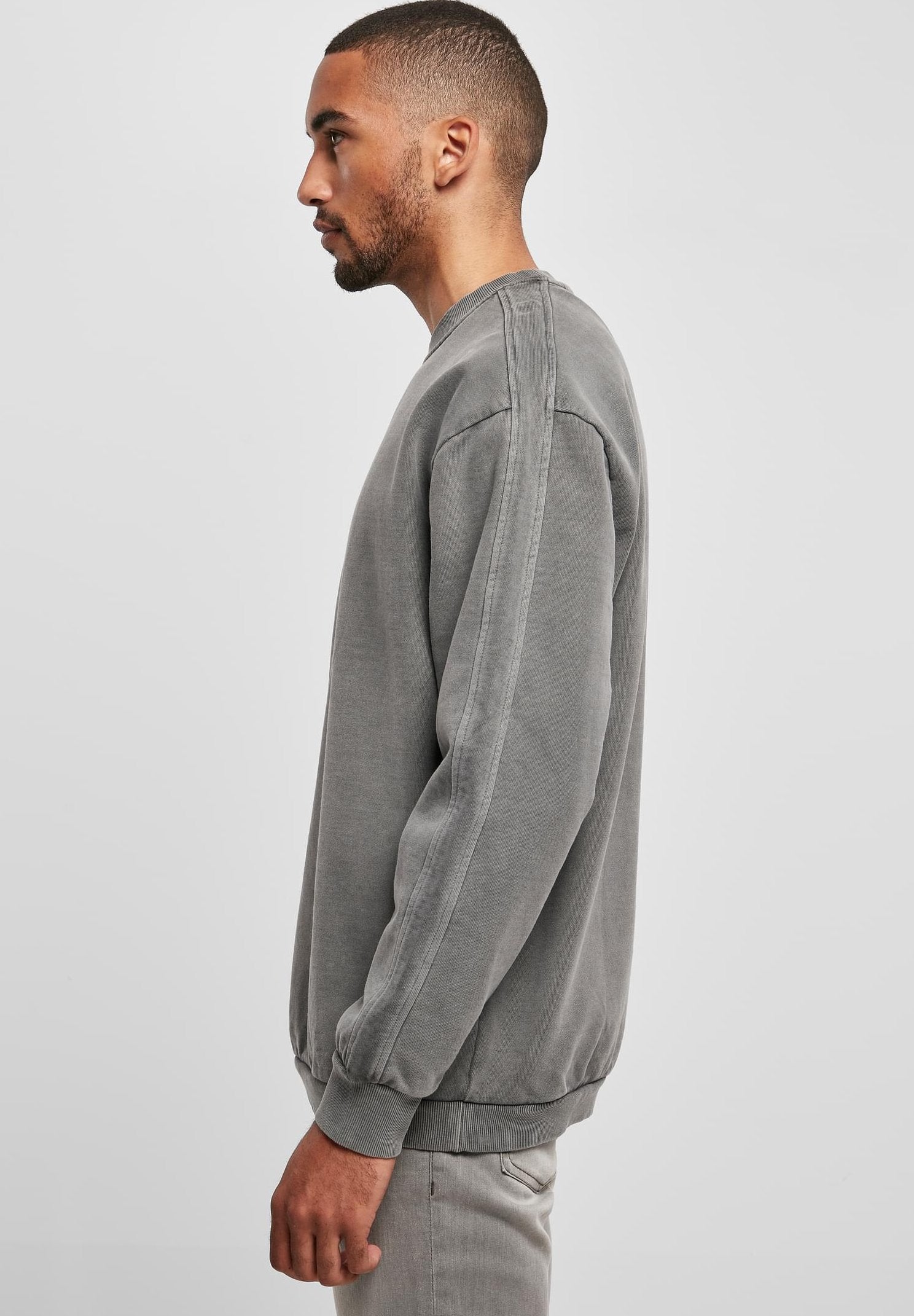 Urban Classics HEAVY TERRY GARMENT DYE CREW