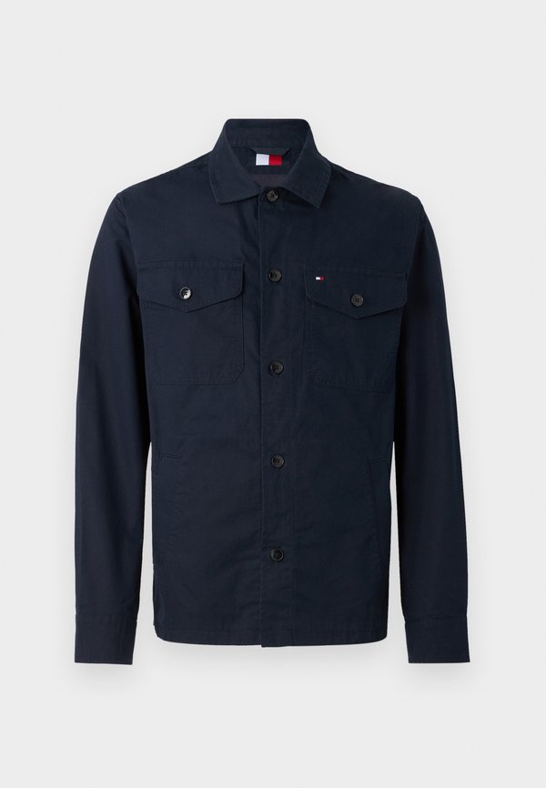 Tommy Hilfiger SHIRT JACKET - Summer jacket - desert sky