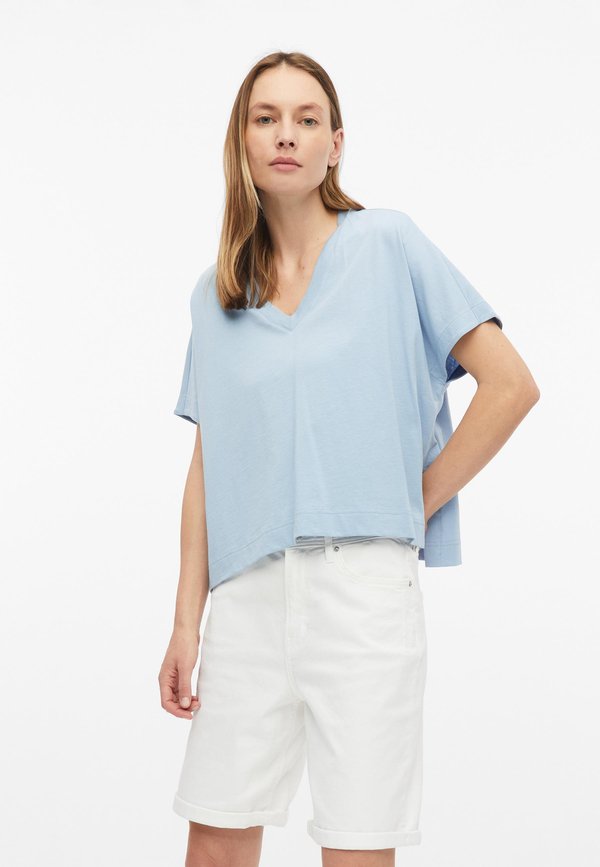 s.Oliver T-SHIRT - Basic T-shirt - hellblau