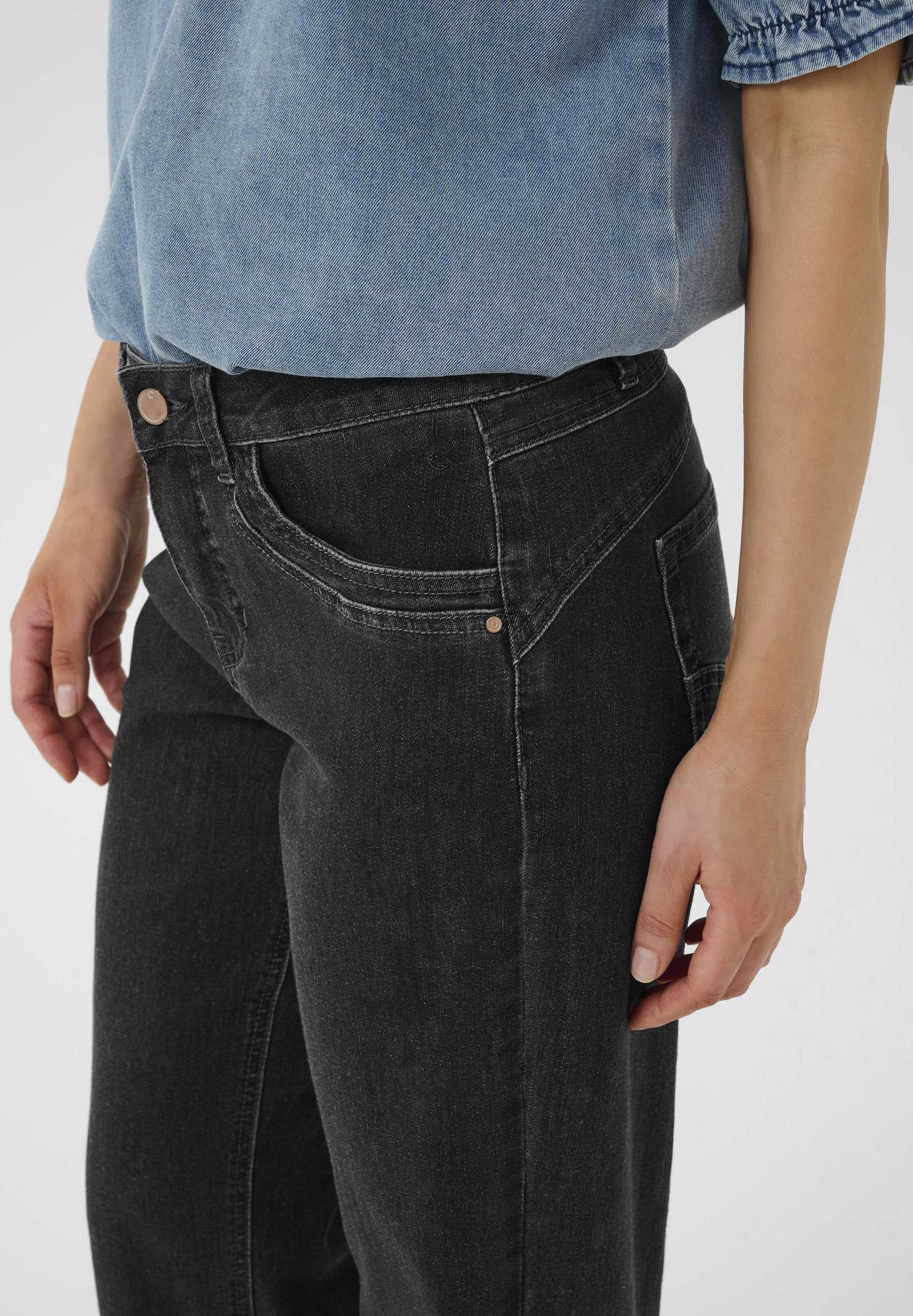 Cream CRLONE STRAIGHT LEG COCO FIT