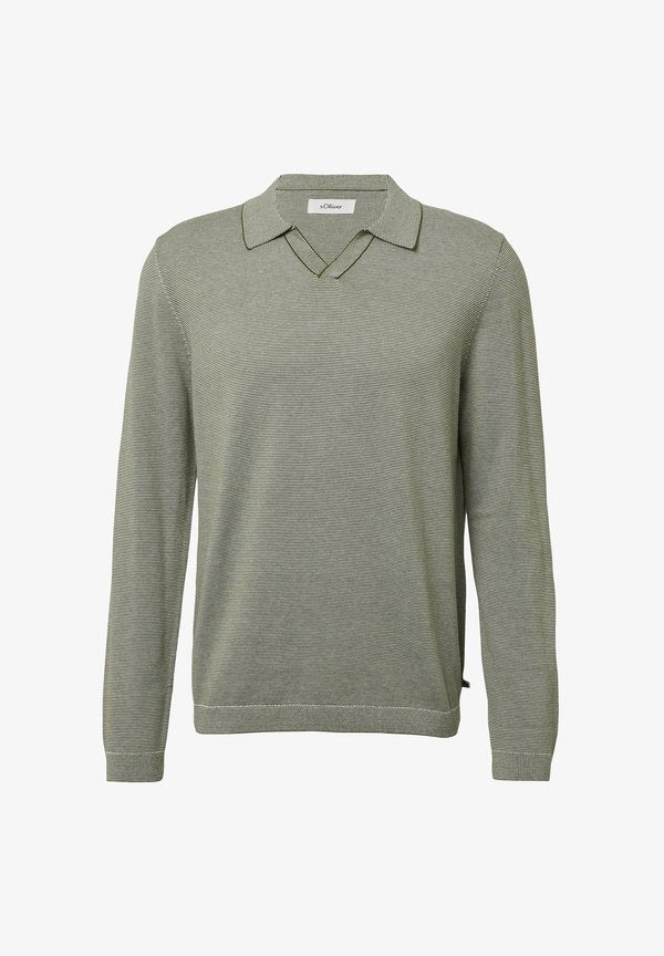 s.Oliver Polo shirt - olivgrün