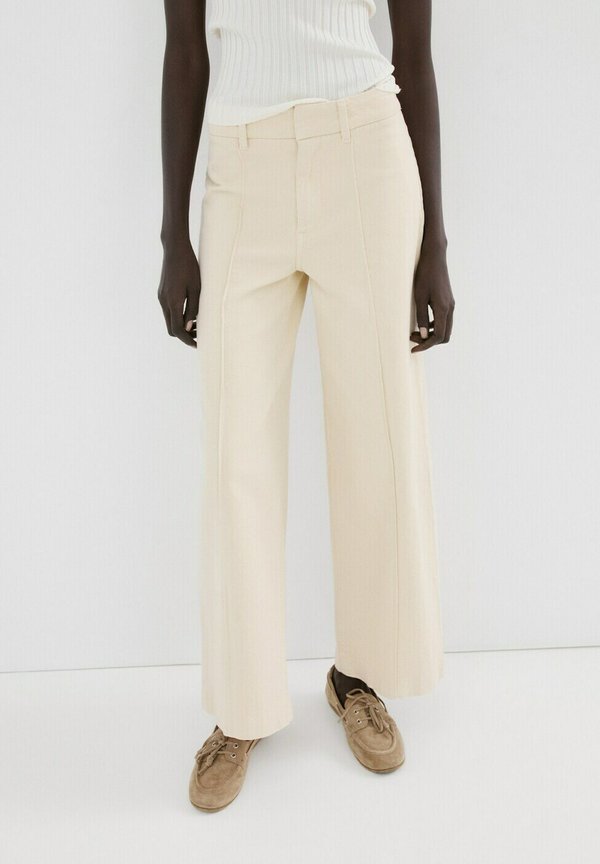 Mango Trousers - light yellow