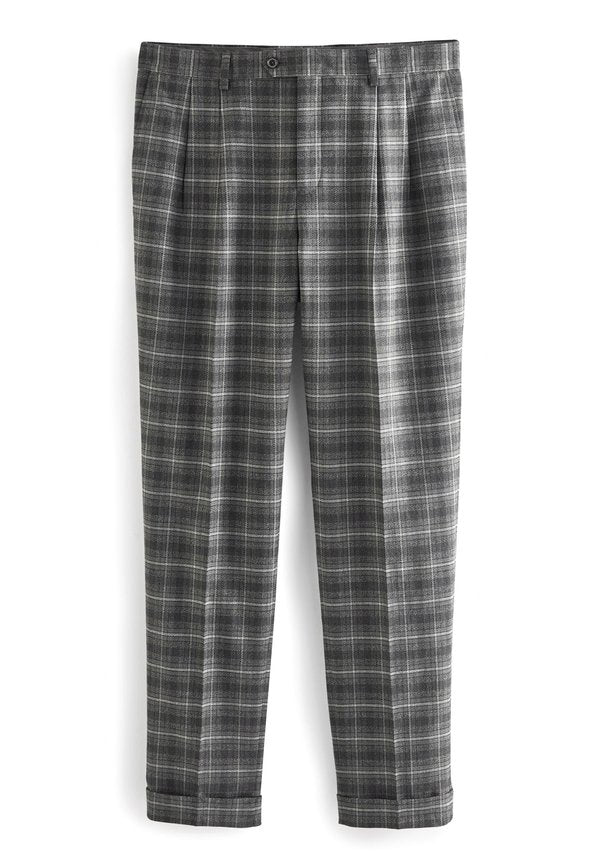 Next TRIMMED CHECK CHINOS SLIM FIT