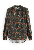 PRETTY RUFFLE LONG SLEEVE BLOUSE - Next - View 1